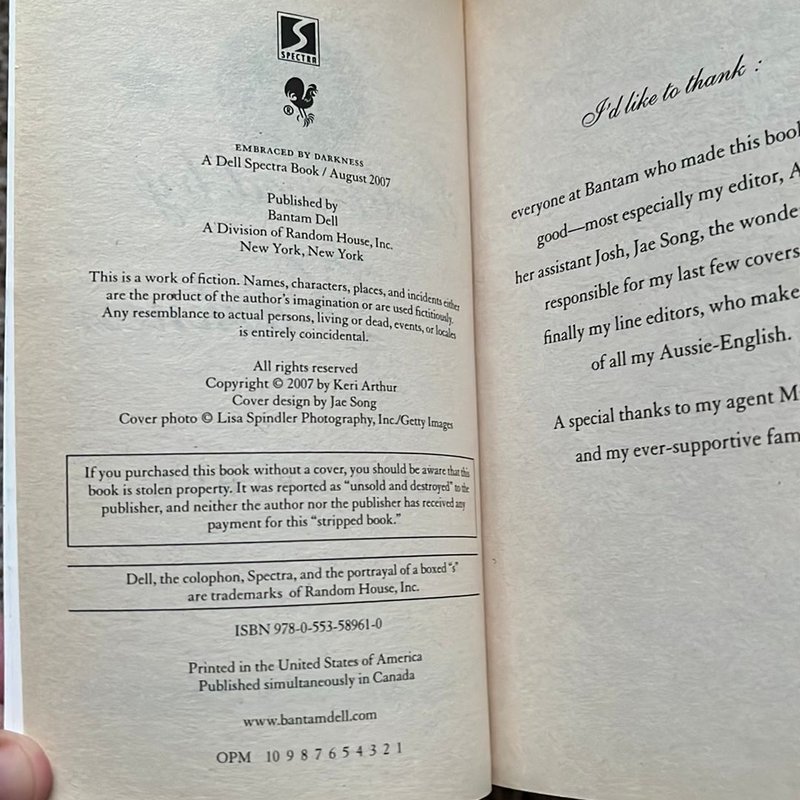 Embraced by Darkness