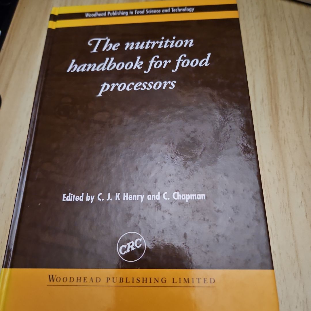 The Nutrition Handbook for Food Processors