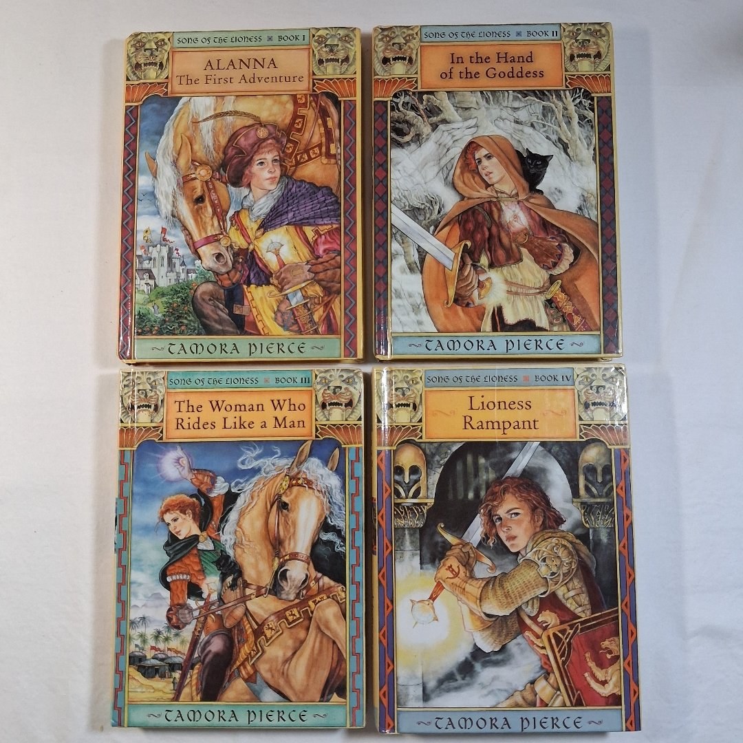 Song of the Lioness Quartet Complete Set Hardcover First Edition Tamora Pierce