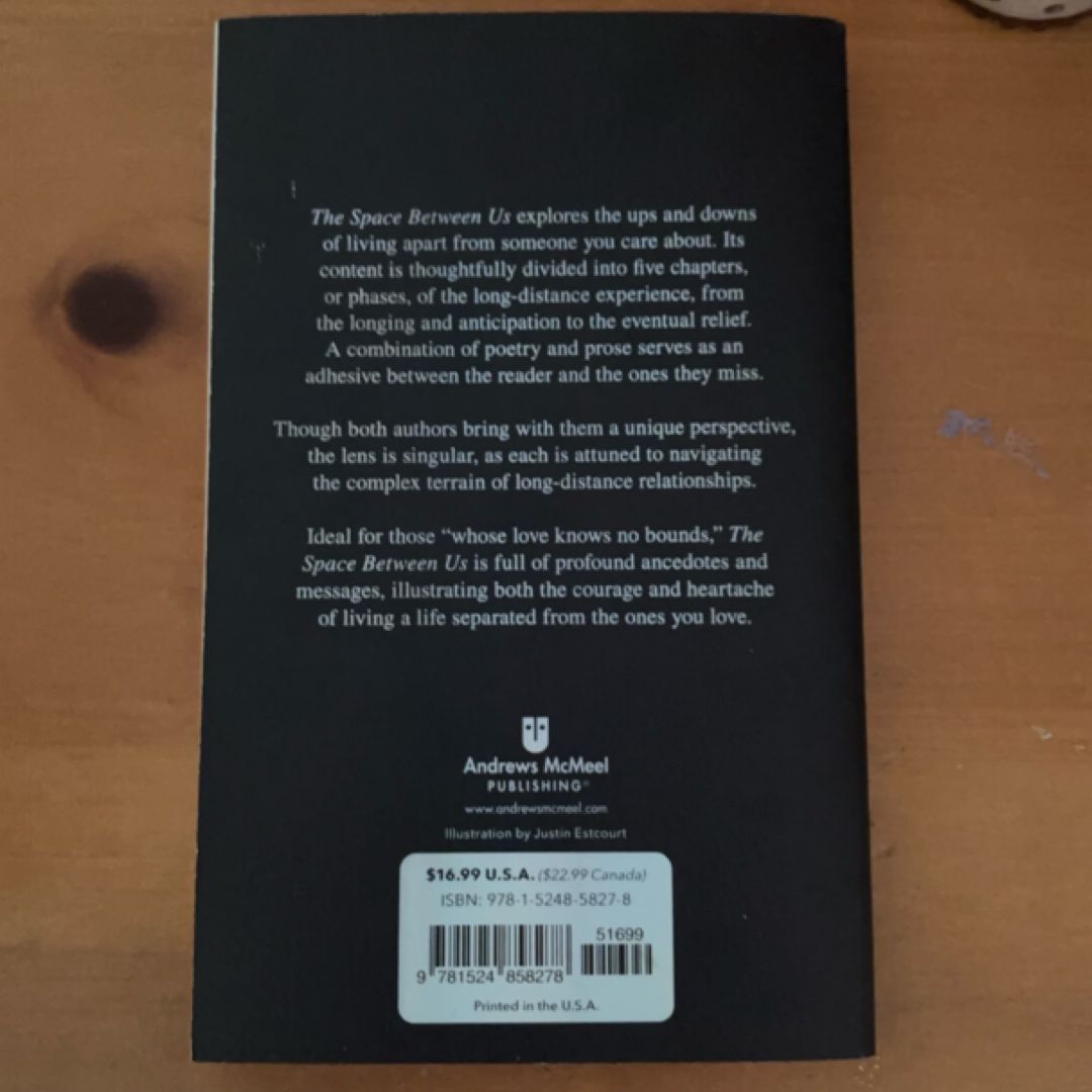 The Space Between Us by Courtney Peppernell, Zack Grey