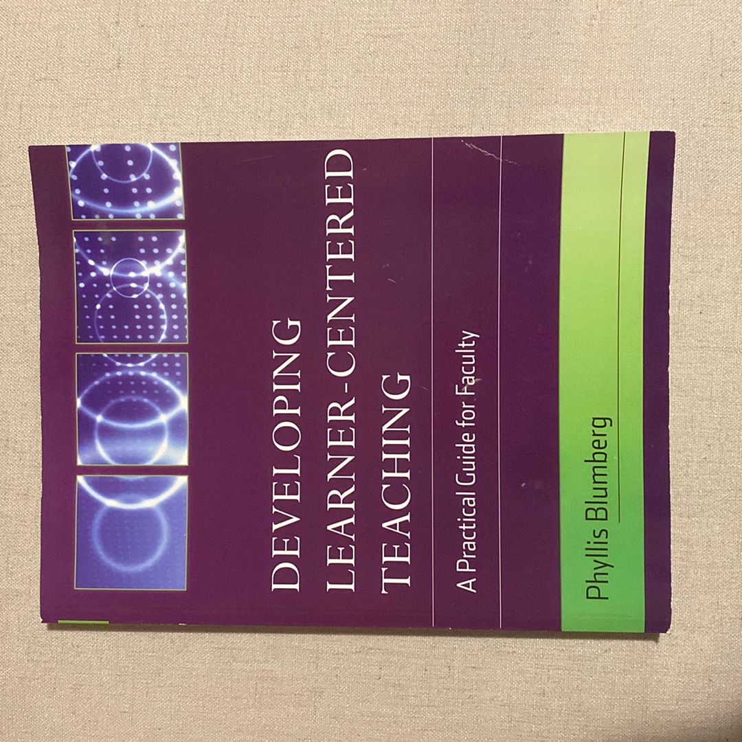 Developing Learner-Centered Teaching