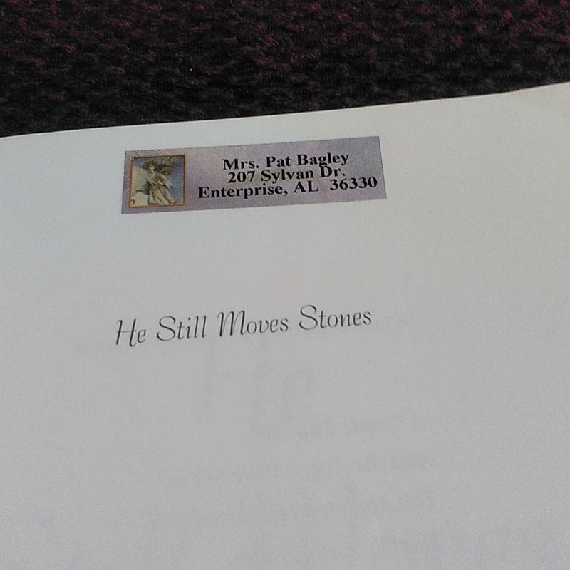 He Still Moves Stones