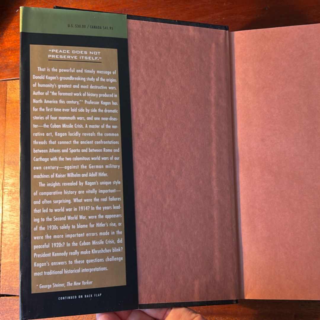 On the origins of War (1st Ed/1st)