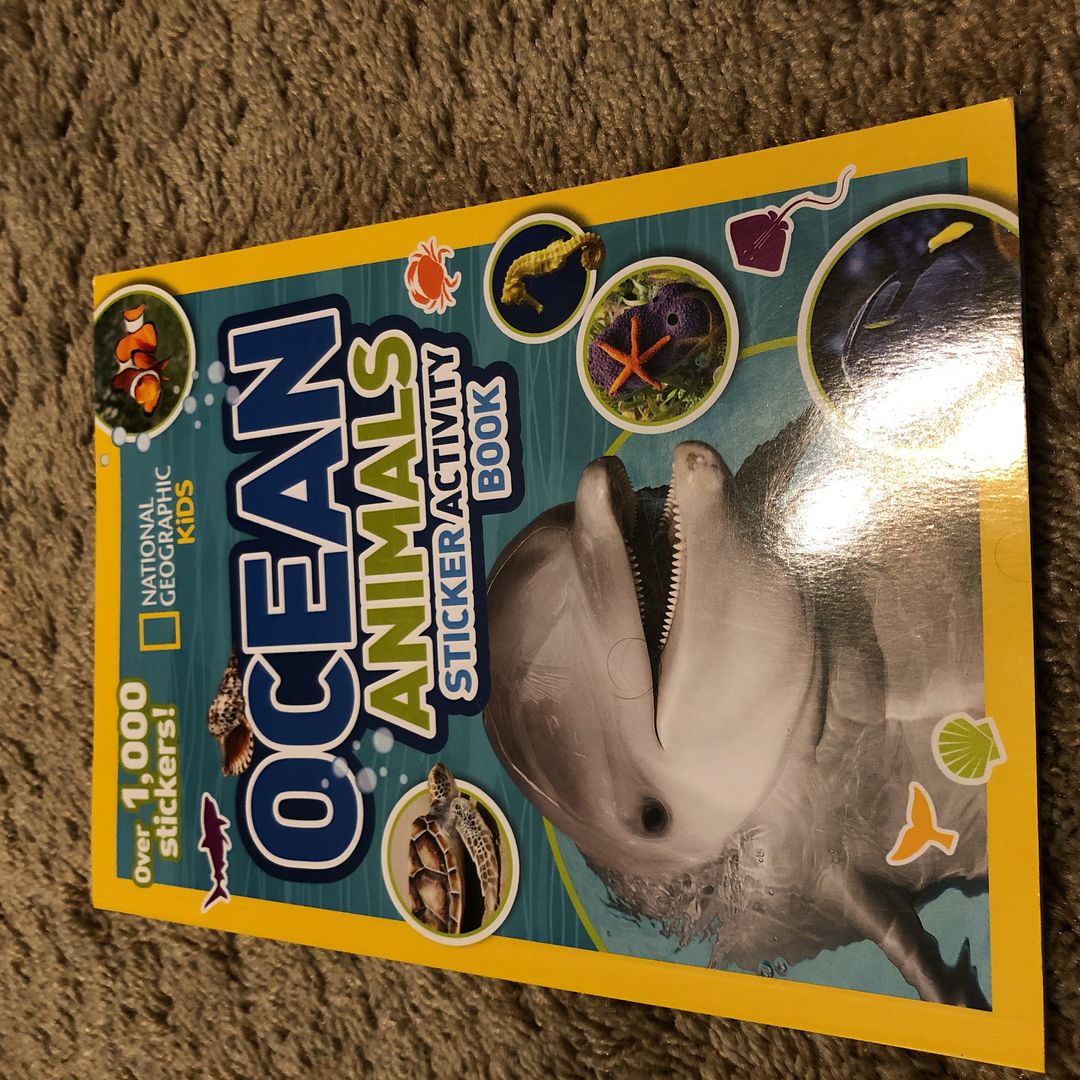 National Geographic Kids Ocean Animals Sticker Activity Book