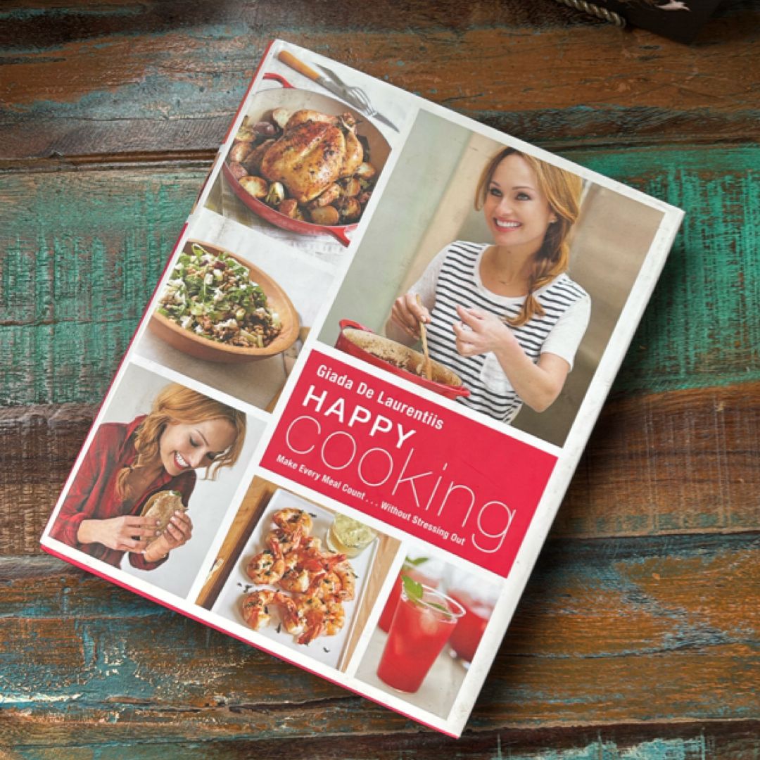 4 BOOKS: Happy Cooking; Giada’s Feel Good Food; Giada’s Kitchen; Giada’s Family Dinners
