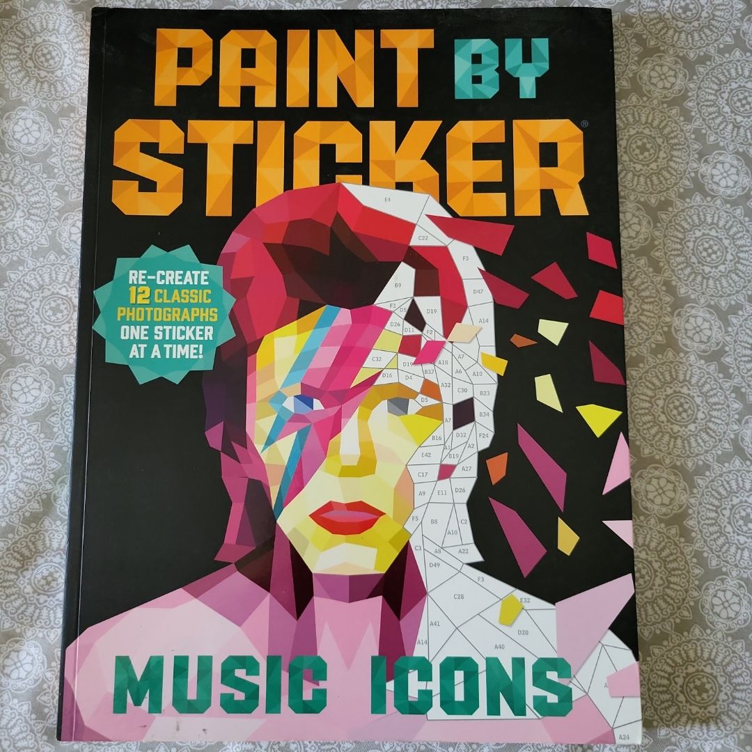 Paint by Sticker: Music Icons