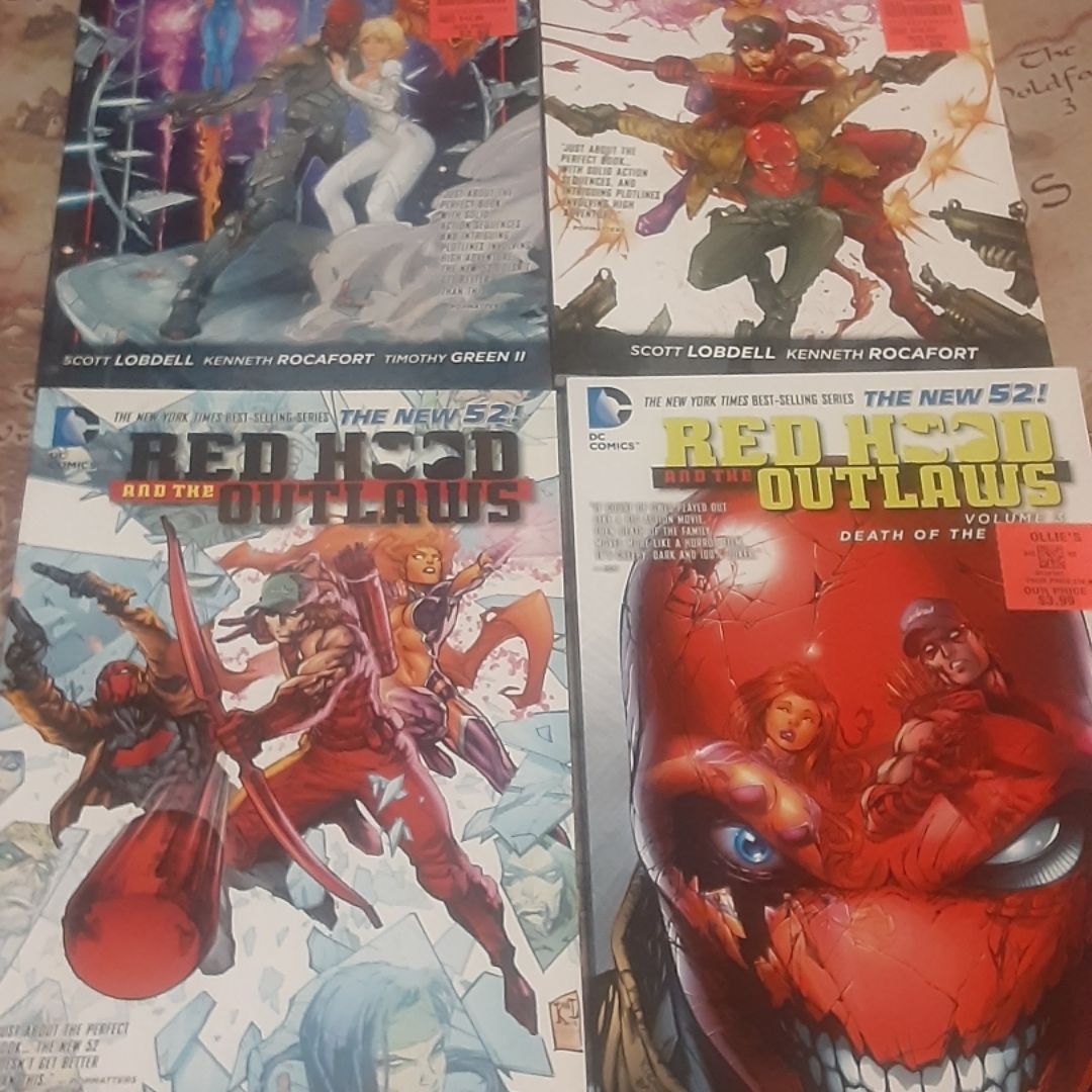 Red Hood and the Outlaws Tpb Vol's 1,2,3,4 