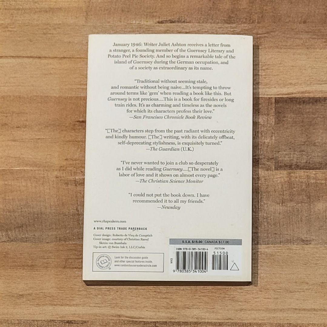 The Guernsey Literary and Potato Peel Pie Society