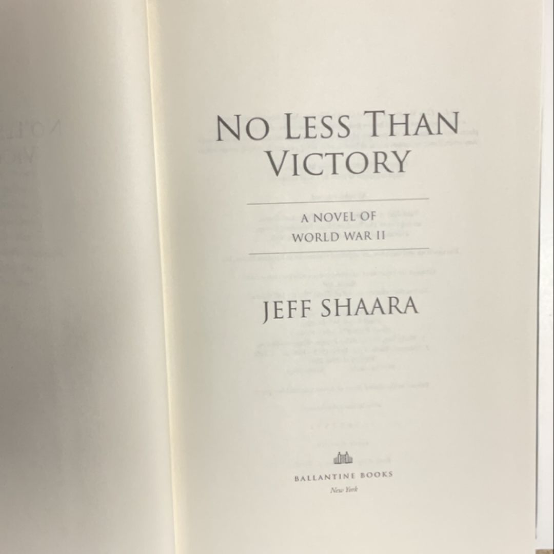 No Less Than Victory