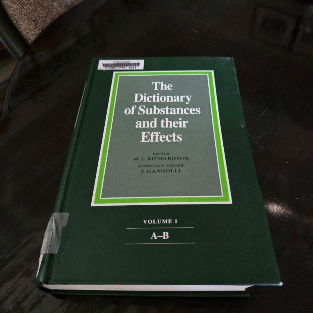 The Dictionary of Substances and Their Effects (DOSE)