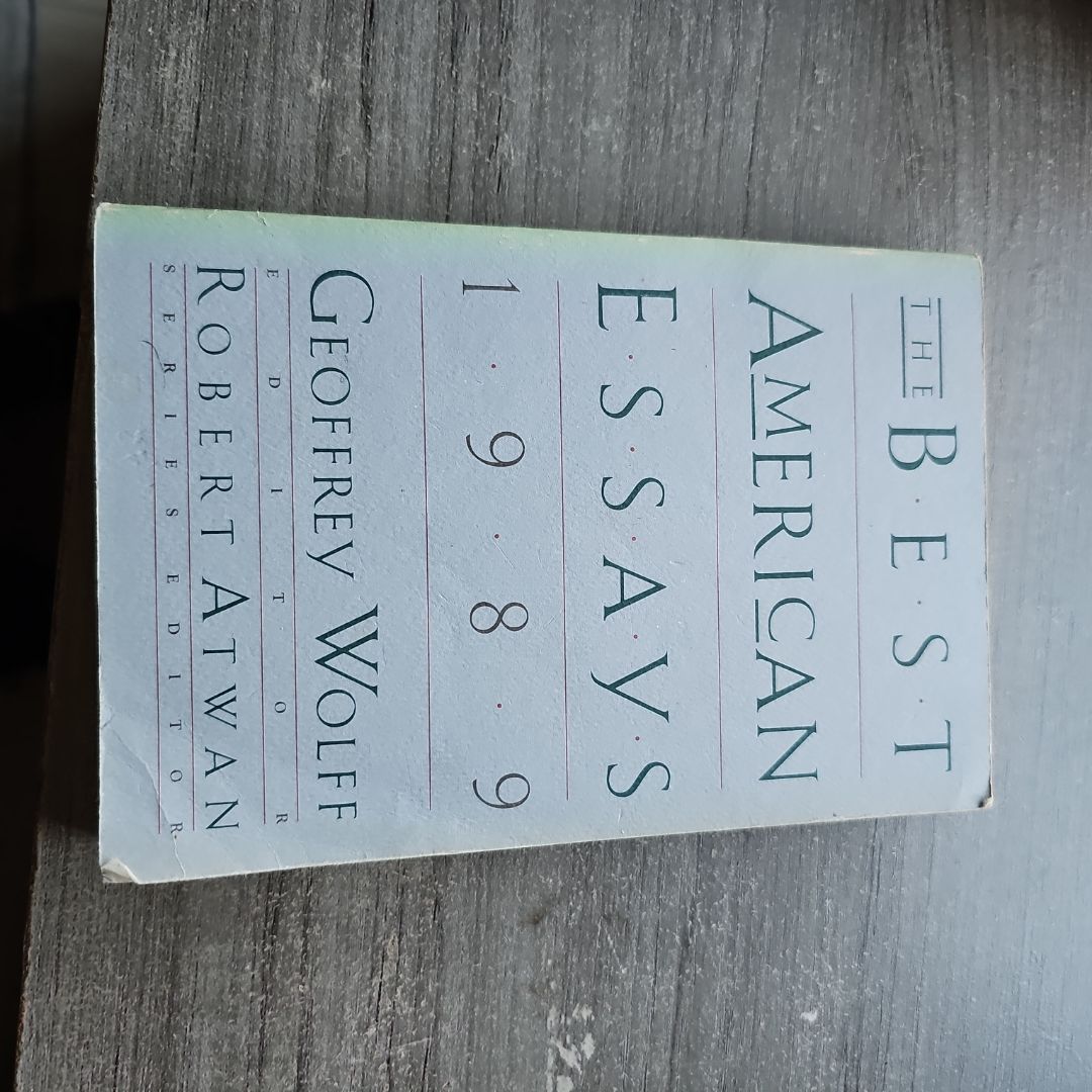 The Best American Essays, 1989