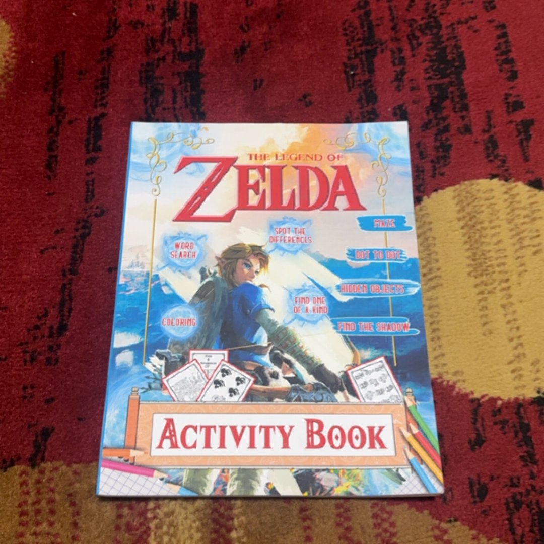 Zelda Activity book nintendo 
