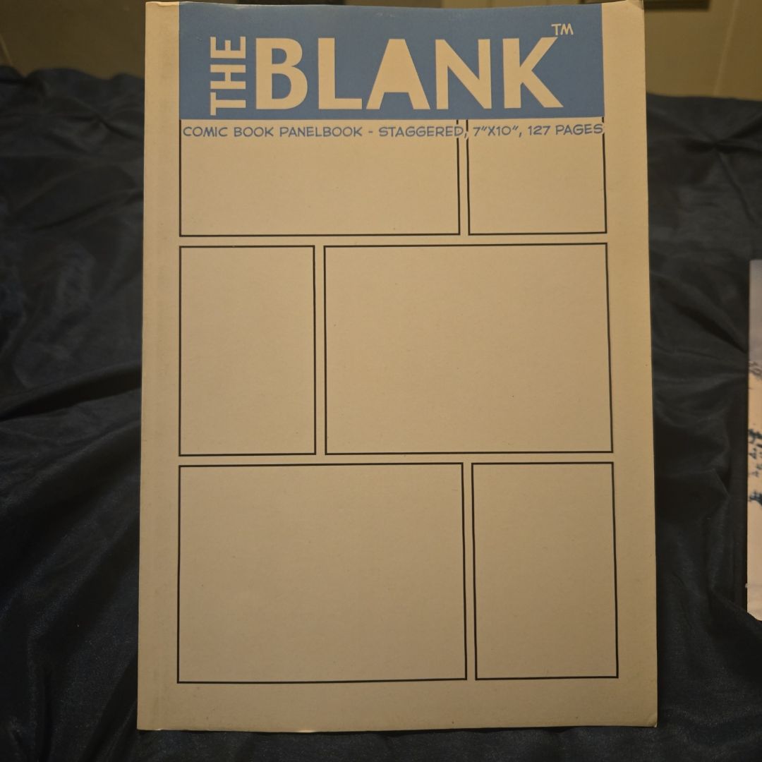 The Blank Comic Book Panelbook - Staggered, 7 X10 , 127 Pages