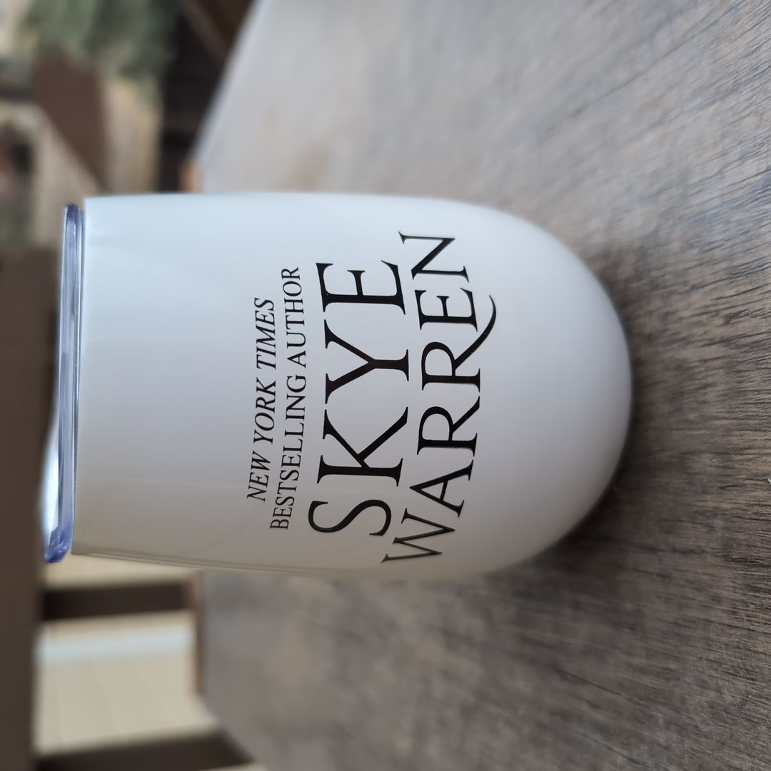 Skye Warren wine tumbler 