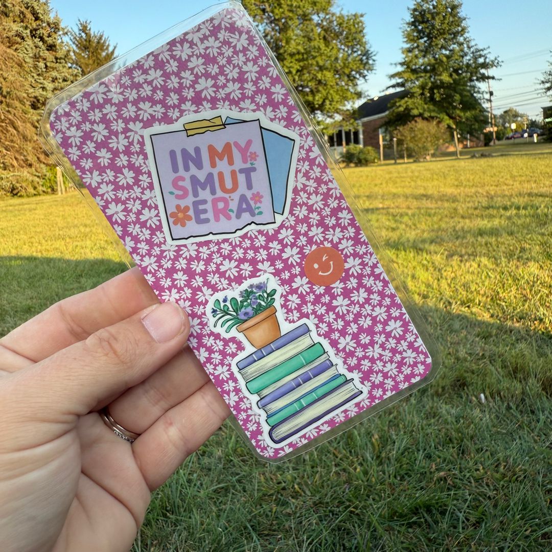 In my smut era handmade bookmark 🩷