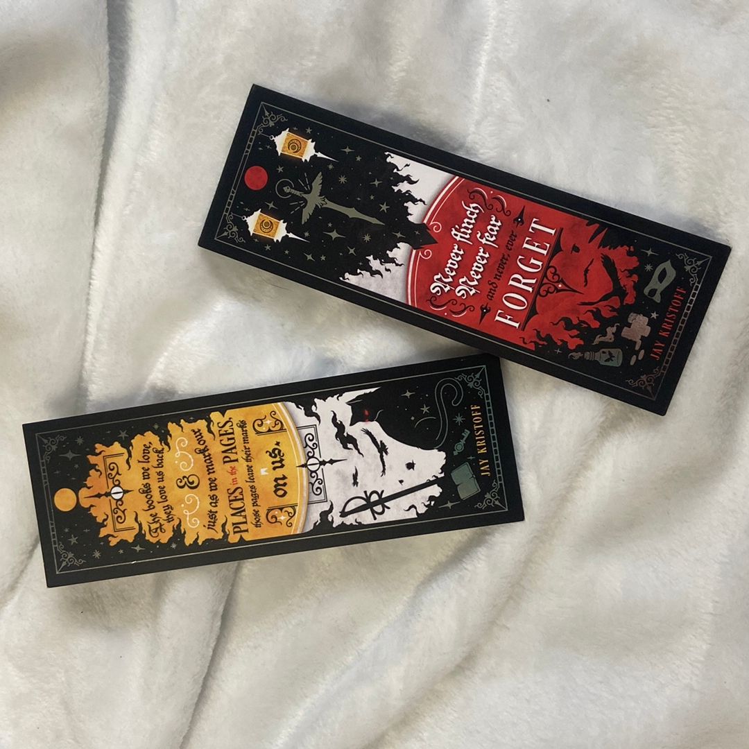 Nevernight Inspired Foiled Bookmarks