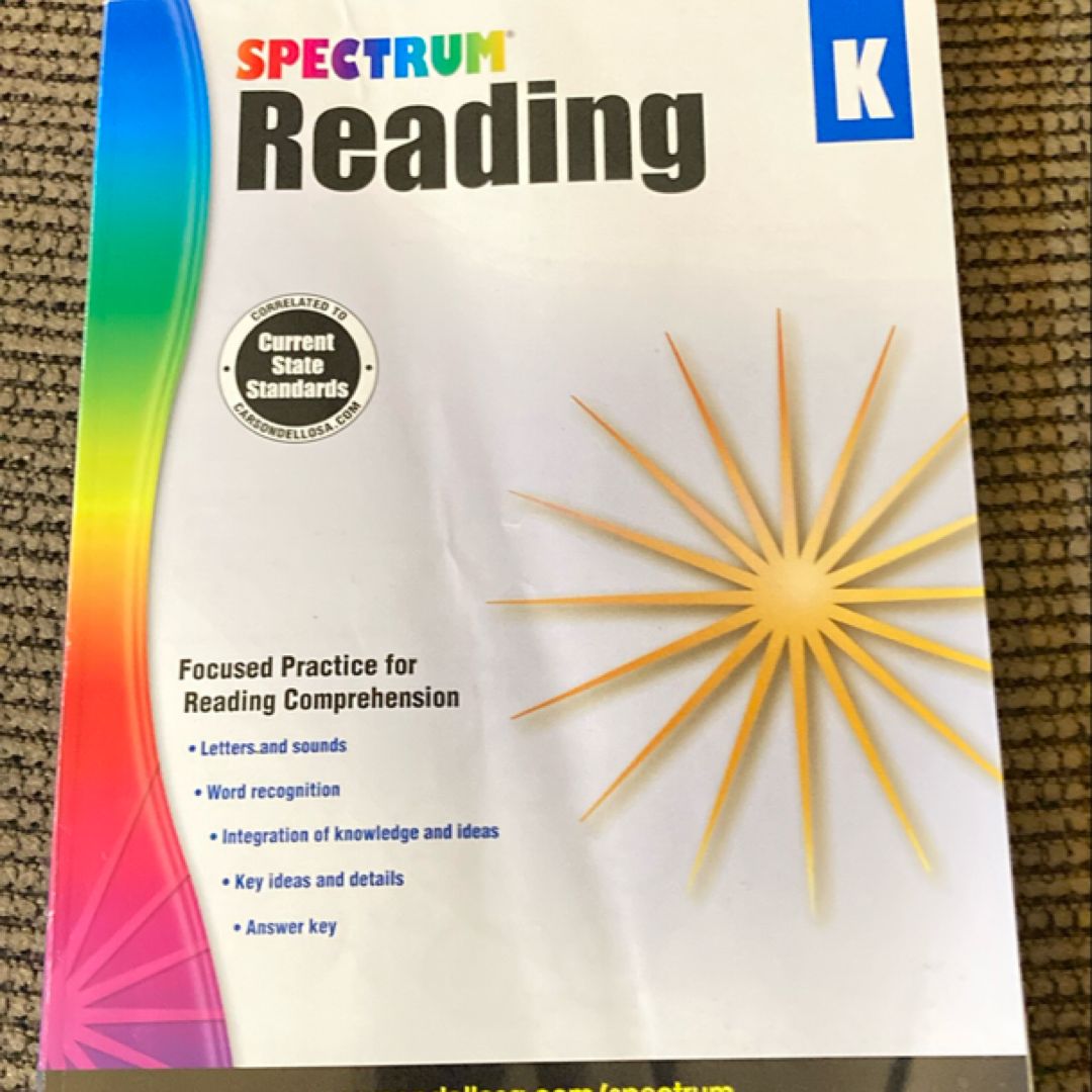 Spectrum Reading, Grade K