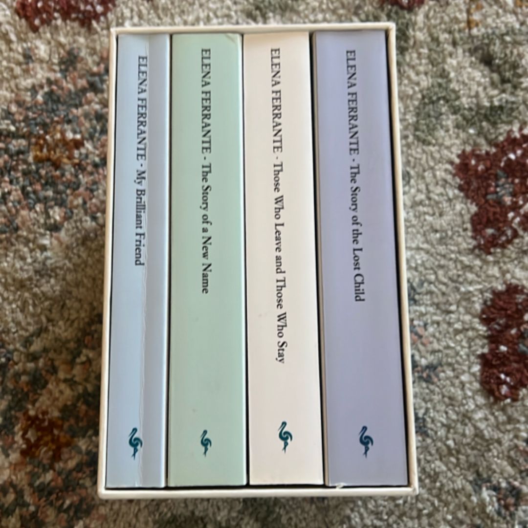 The Neapolitan Novels Boxed Set by Elena Ferrante; Ann Goldstein ...