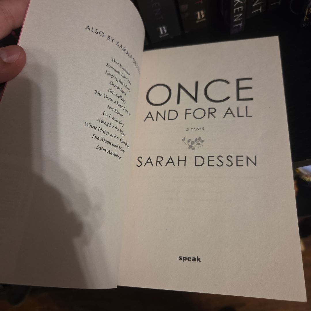 Once and for All