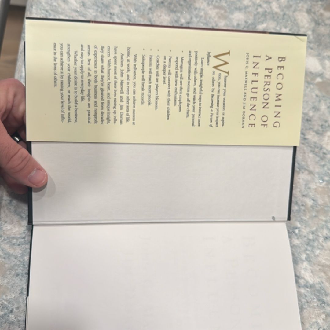 Becoming a Person of Influence