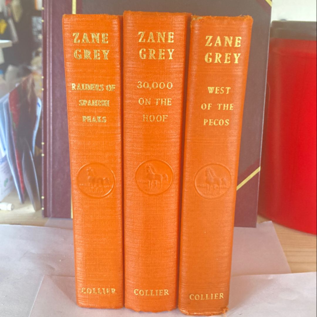 1937 VINTAGE ZANE GREY BUNDLE