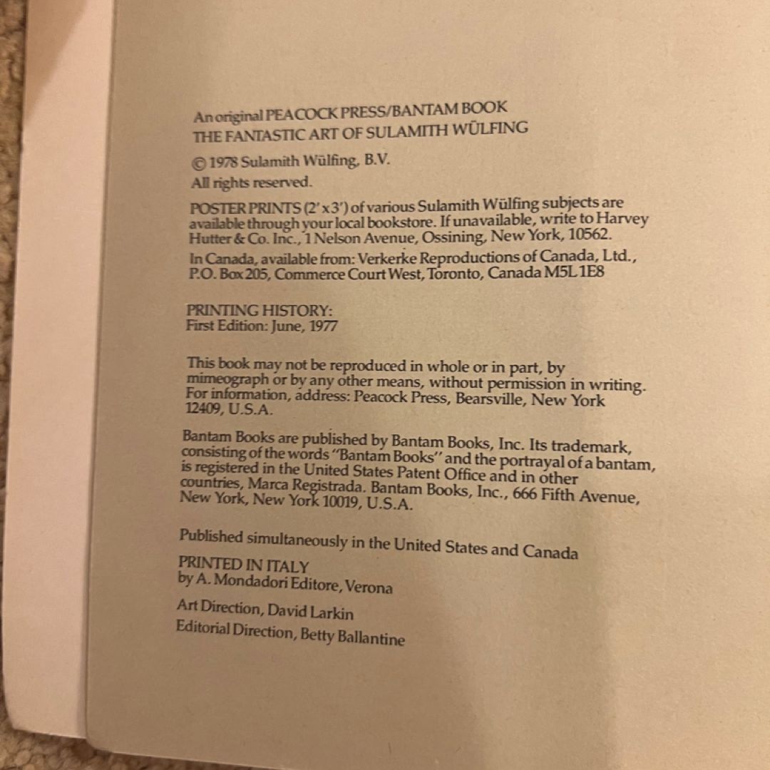 The fantastic art of Sulamith Wulfing