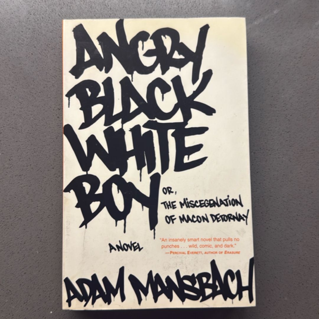 Angry Black White Boy