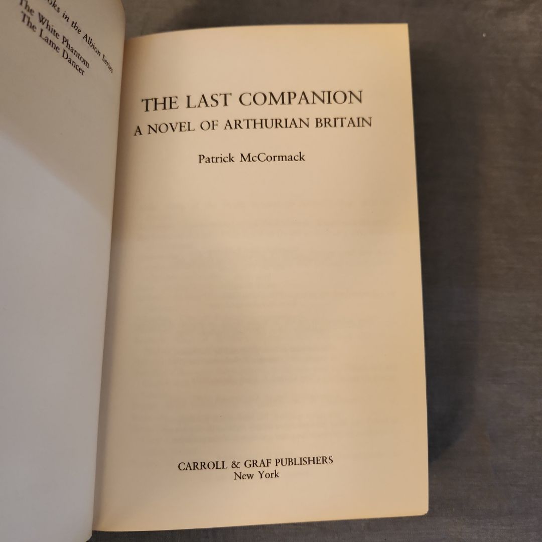 The Last Companion by Patrick McCormack