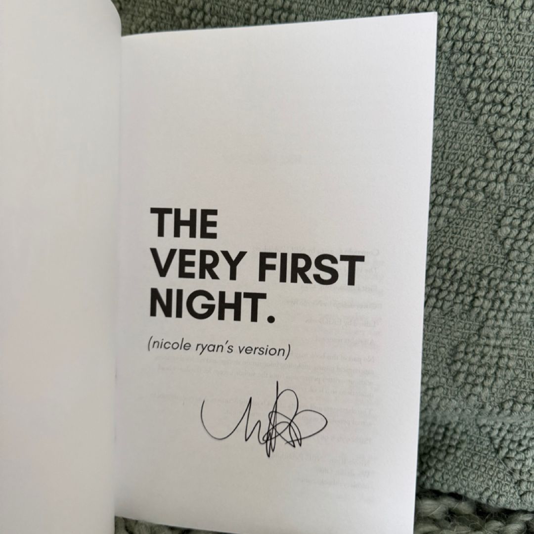 The Very First Night by Nicole Ryan