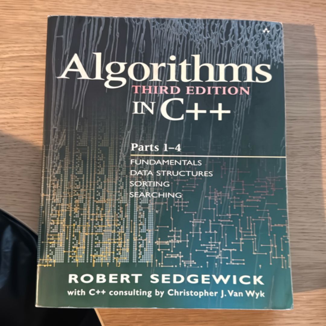 Algorithms in C++ by Robert Sedgewick