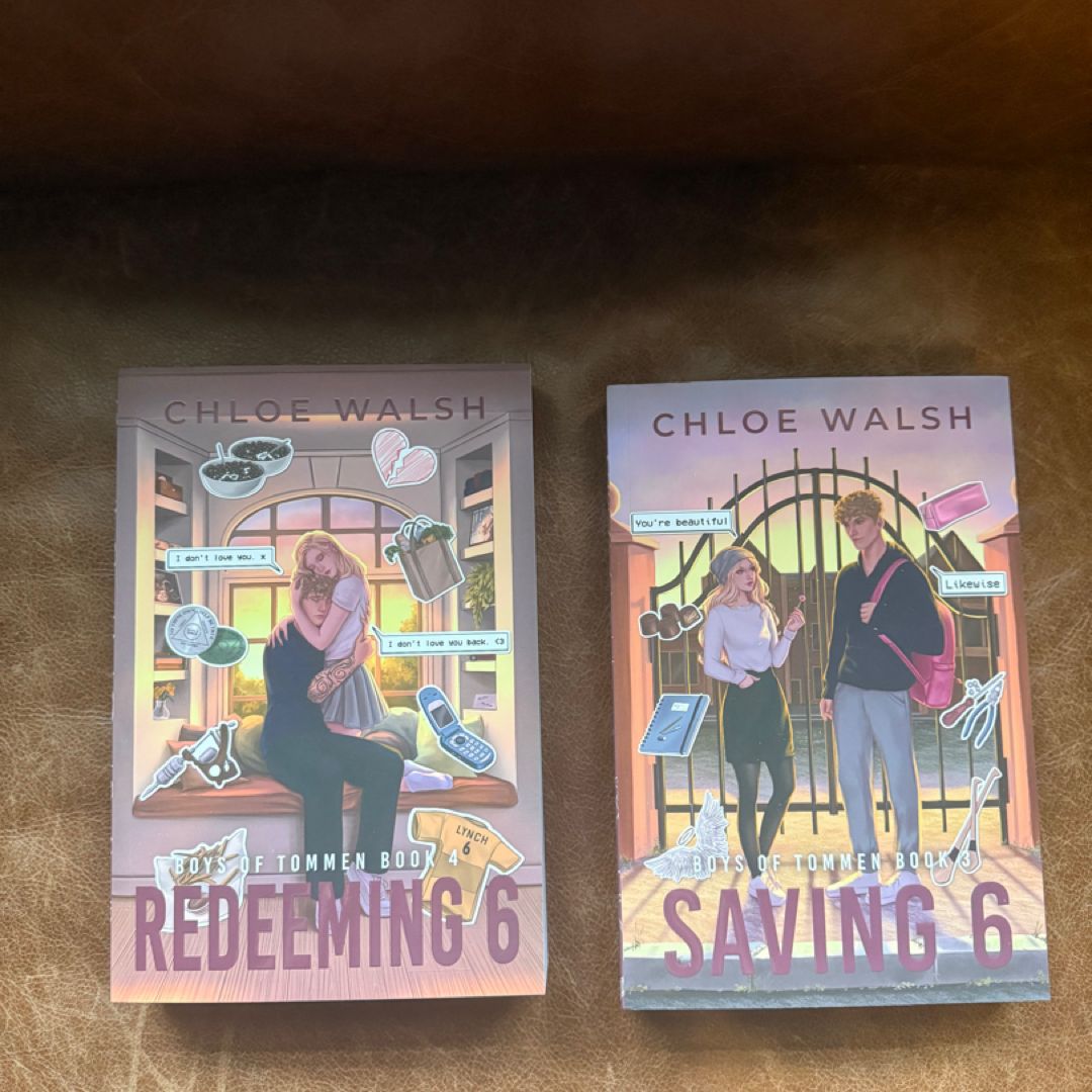 Eternal Embers Saving 6 and Redeeming 6 By Chloe Walsh No Dust Jackets