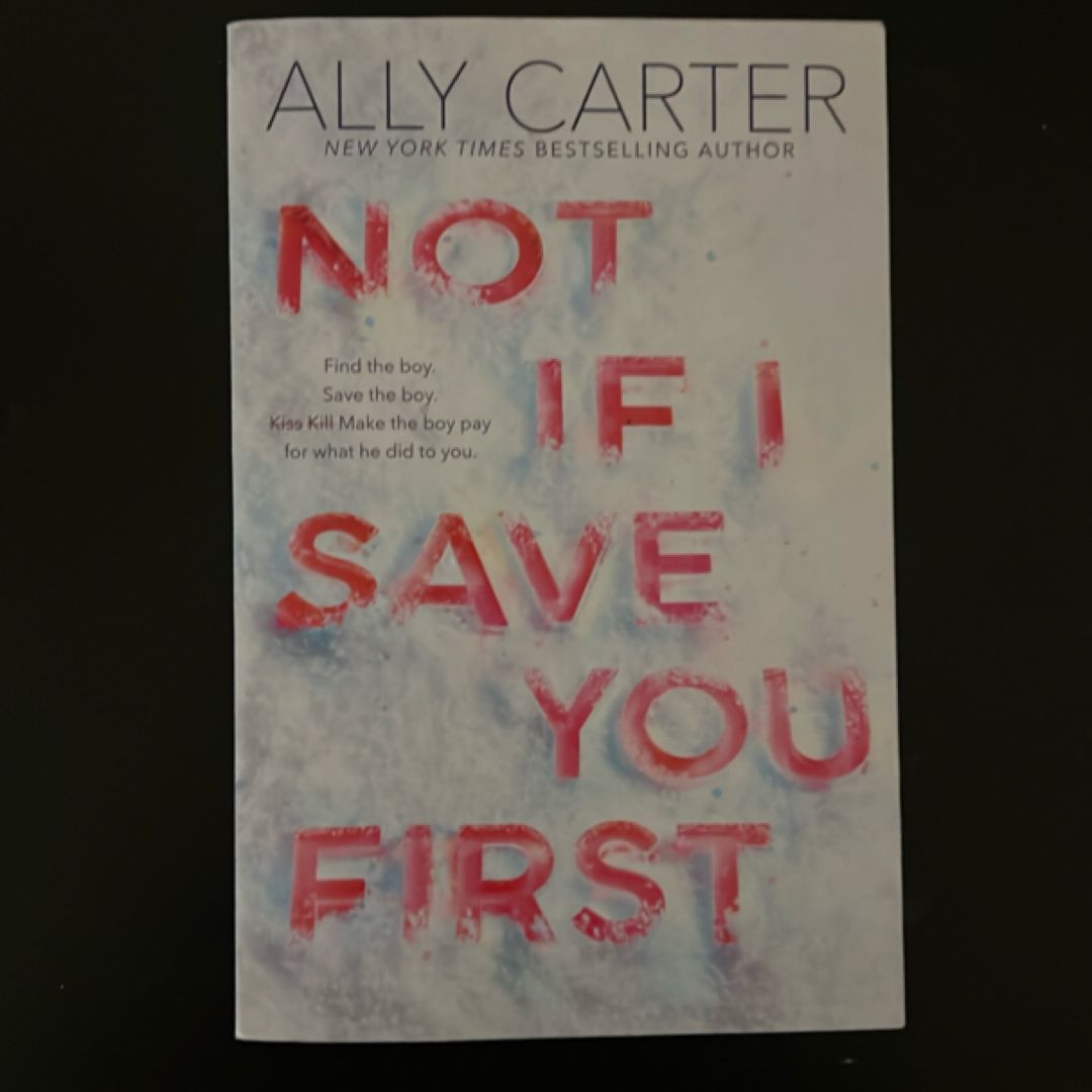 Not if I save you first