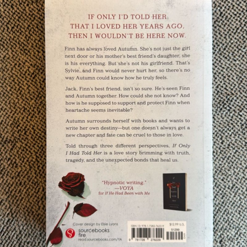 If Only I Had Told Her