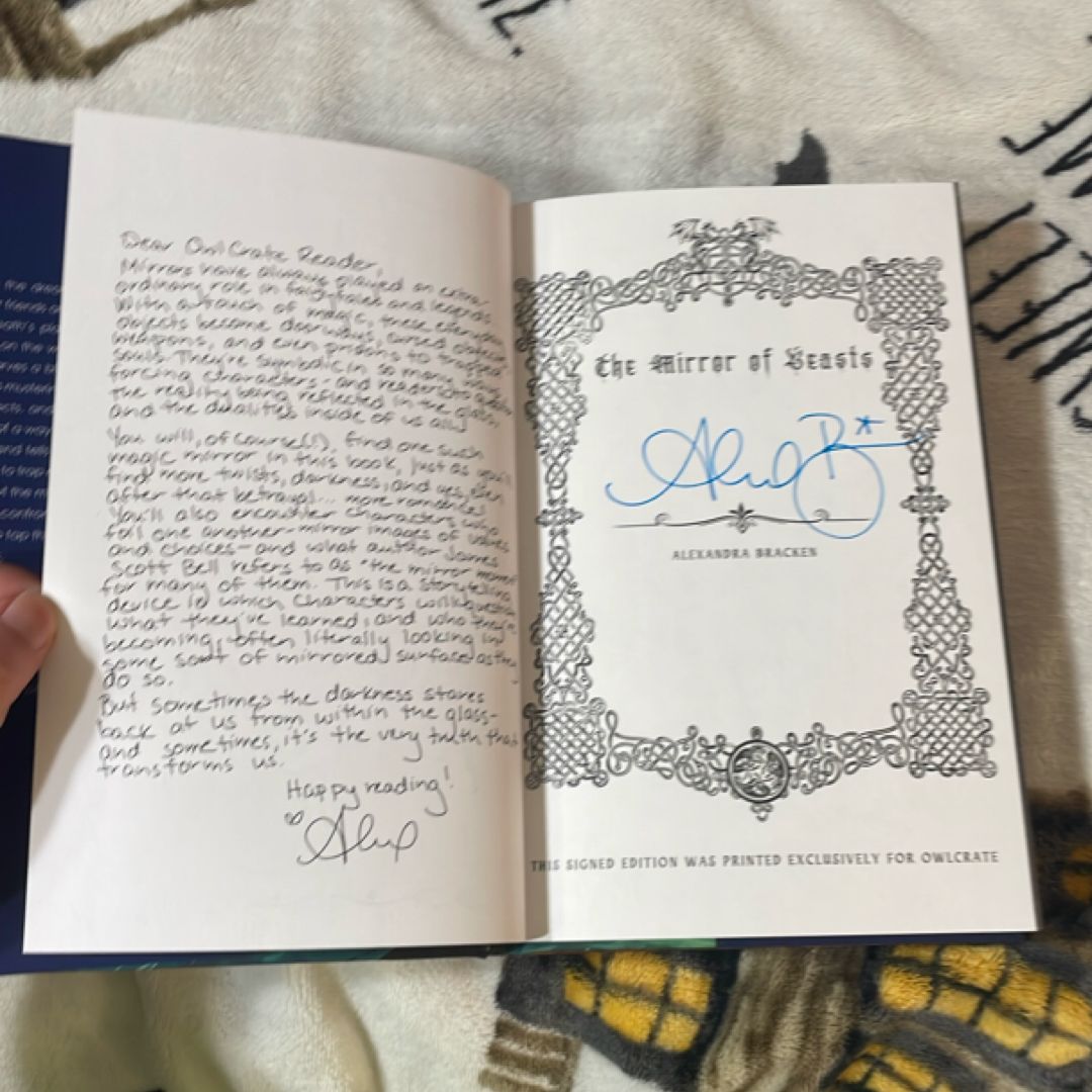 Owlcrate Silver in the Bone & The mirror of Beasts