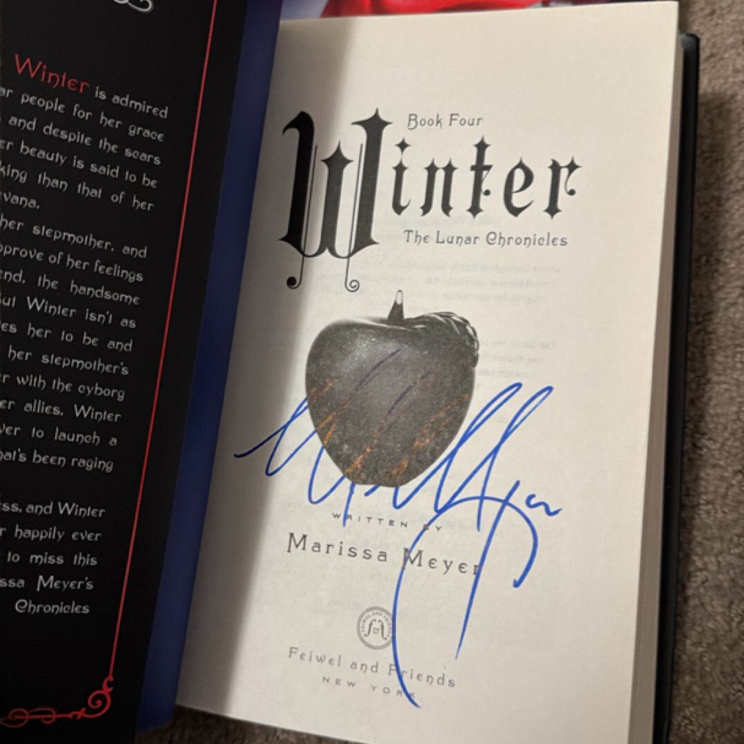 Lunar Chronicles hand signed 