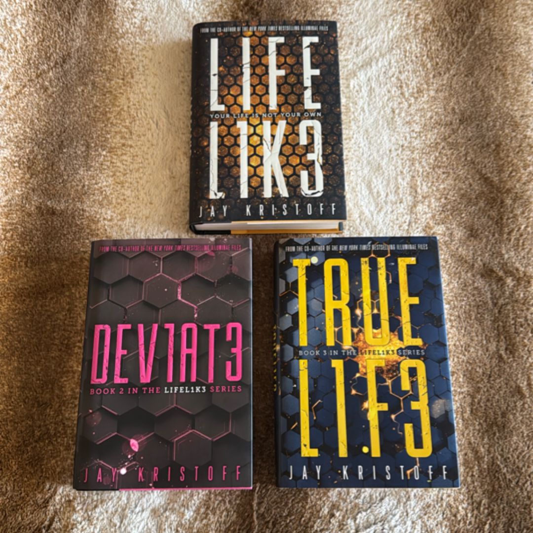 LIFEL1K3 (Lifelike) Dev1at3, True Lif3 *Bundle* 1st editions* *1st Printings*