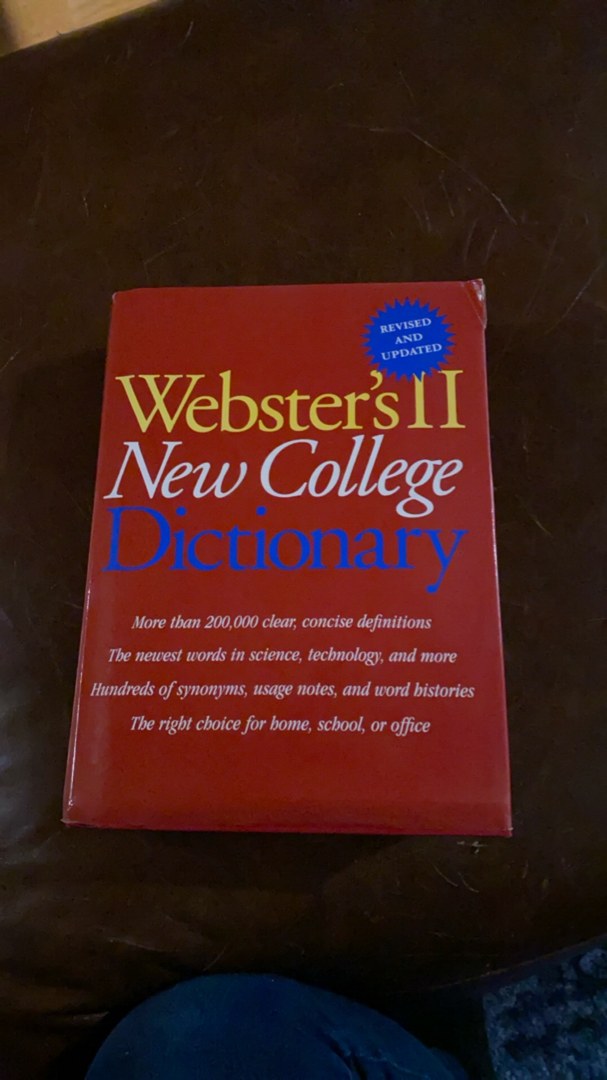 Webster's II New College Dictionary