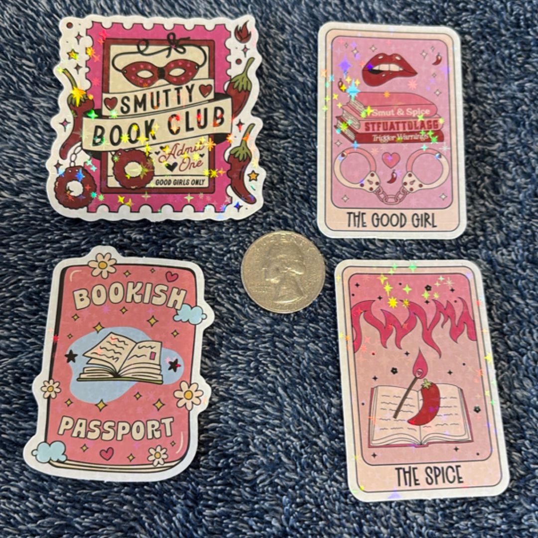‘Square’ Bookish Stickers