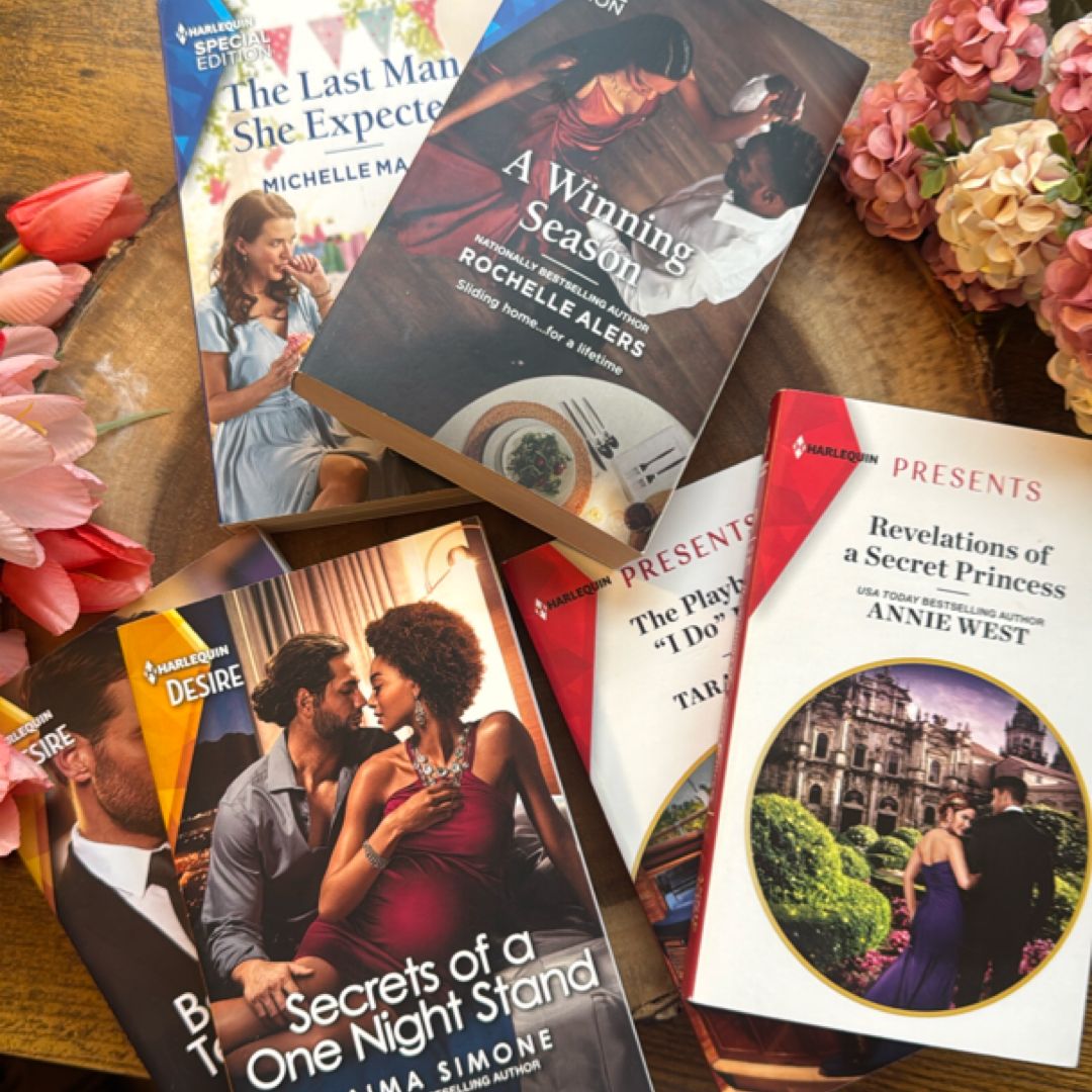 Lot of 6 Harlequin Category Romances: Desire, Presents & Special Edition