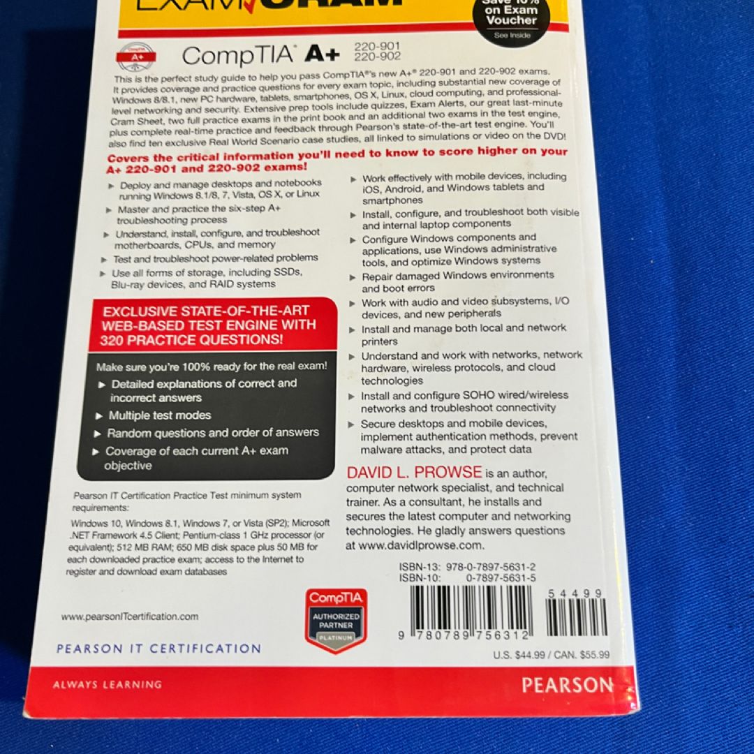 CompTIA a+ 220-901 and 220-902 Exam Cram