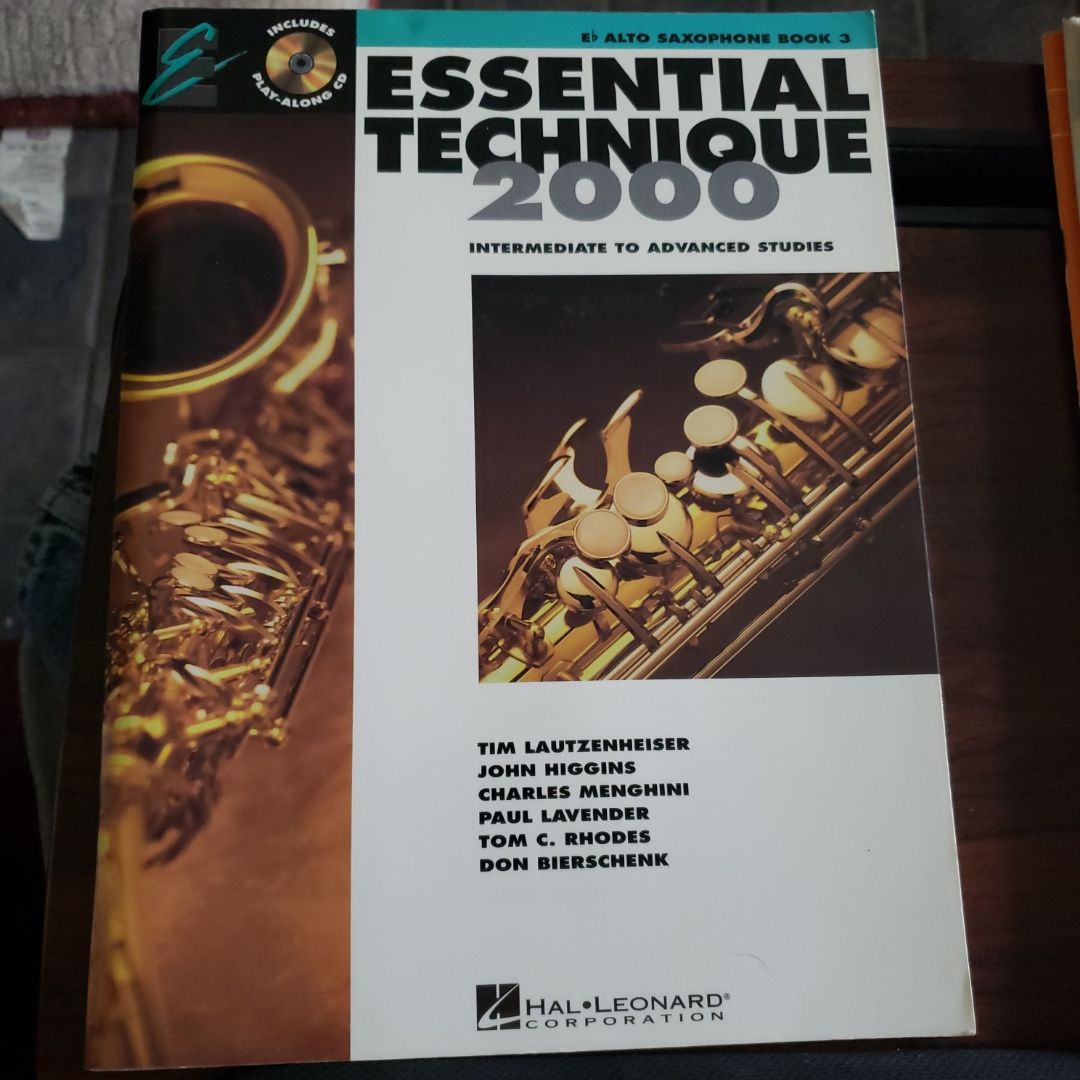 Essential Technique for Band with EEi - Intermediate to Advanced Studies: Eb Alto Saxophone (Book/Online Audio)