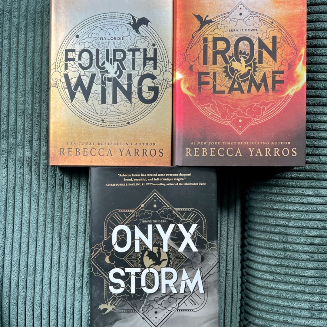 Fourth Wing, Iron Flame, Black Onyx
