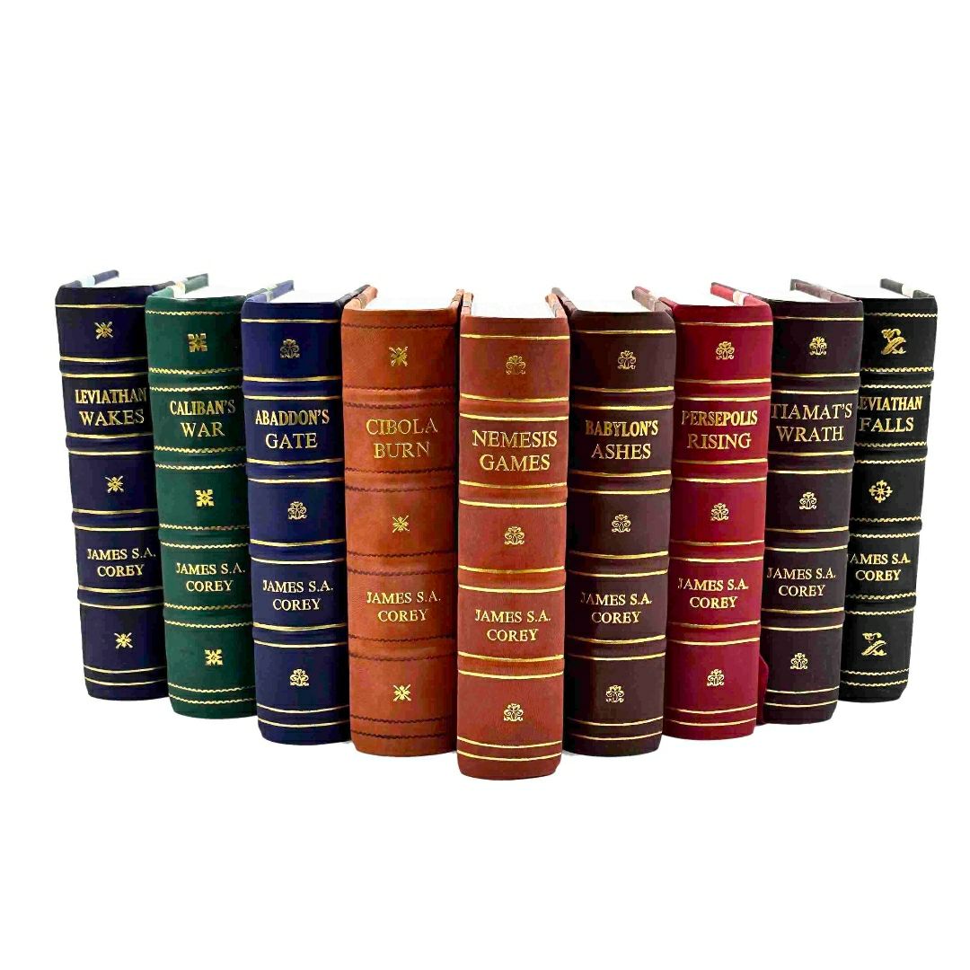 The Expanse Series by James S. A. Corey Leather-Bound