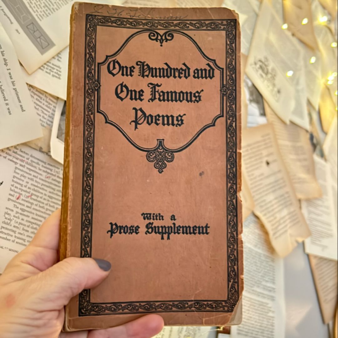 🌟 One Hundred and One Famous Poems (1928)