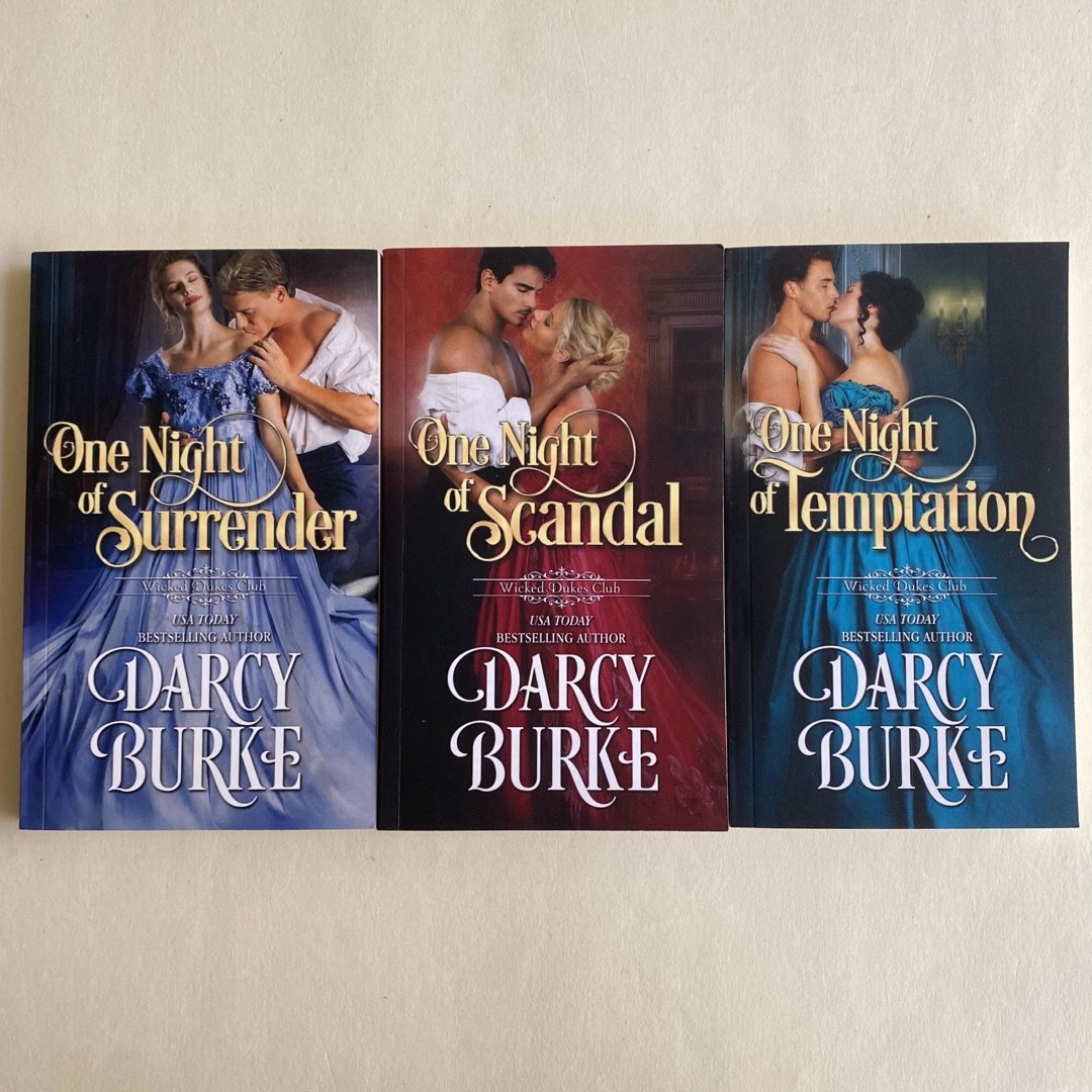 One Night of Surrender; One Night of Scandal; One Night of Temptation