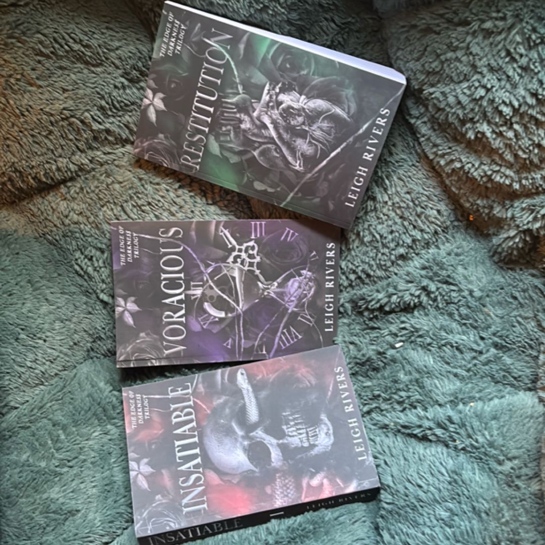 Insatiable, Voracious and Restitution OOP Indie edition with printing errors