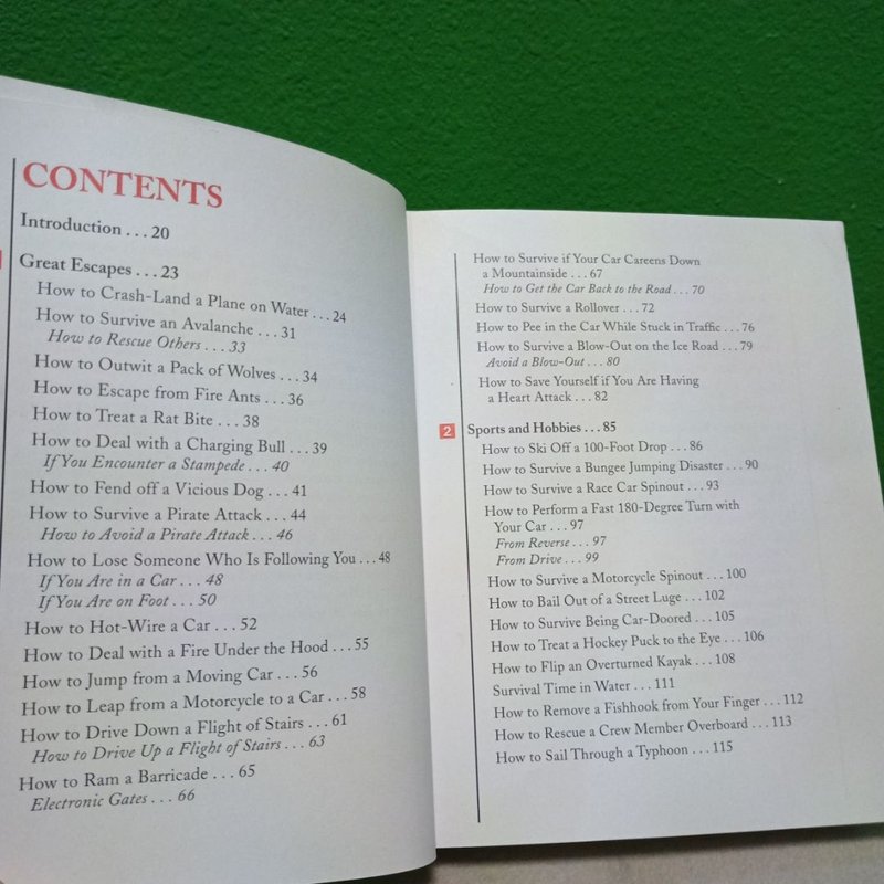 The Worst-Case Scenario Survival Handbook: Man Skills