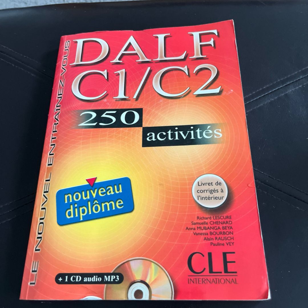 Nouveau dalf c1/c2 + 1 Cd Audio Mp3 - 250 Activites  Lescure, Richa... French Ed