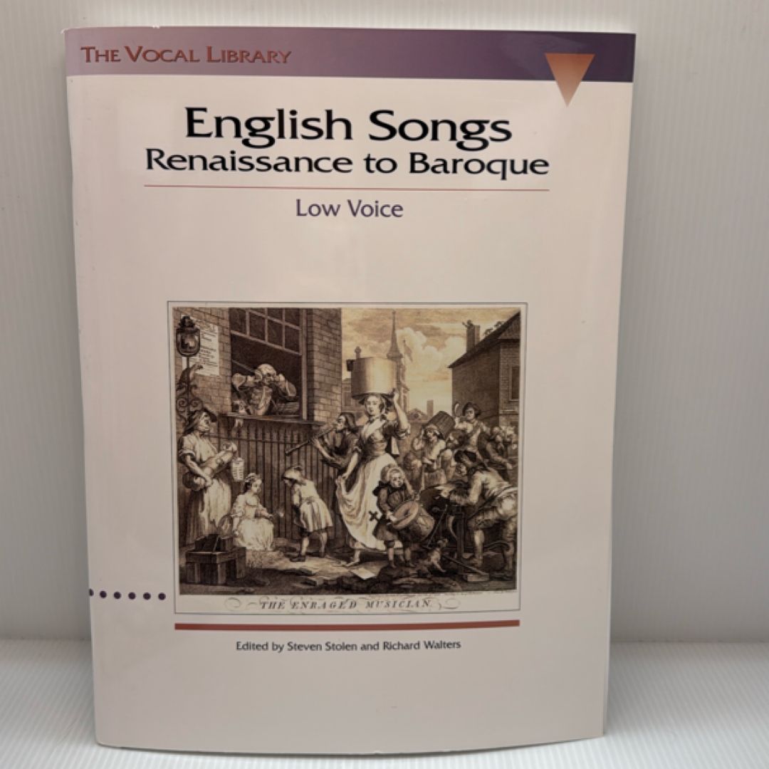English Songs: Renaissance to Baroque