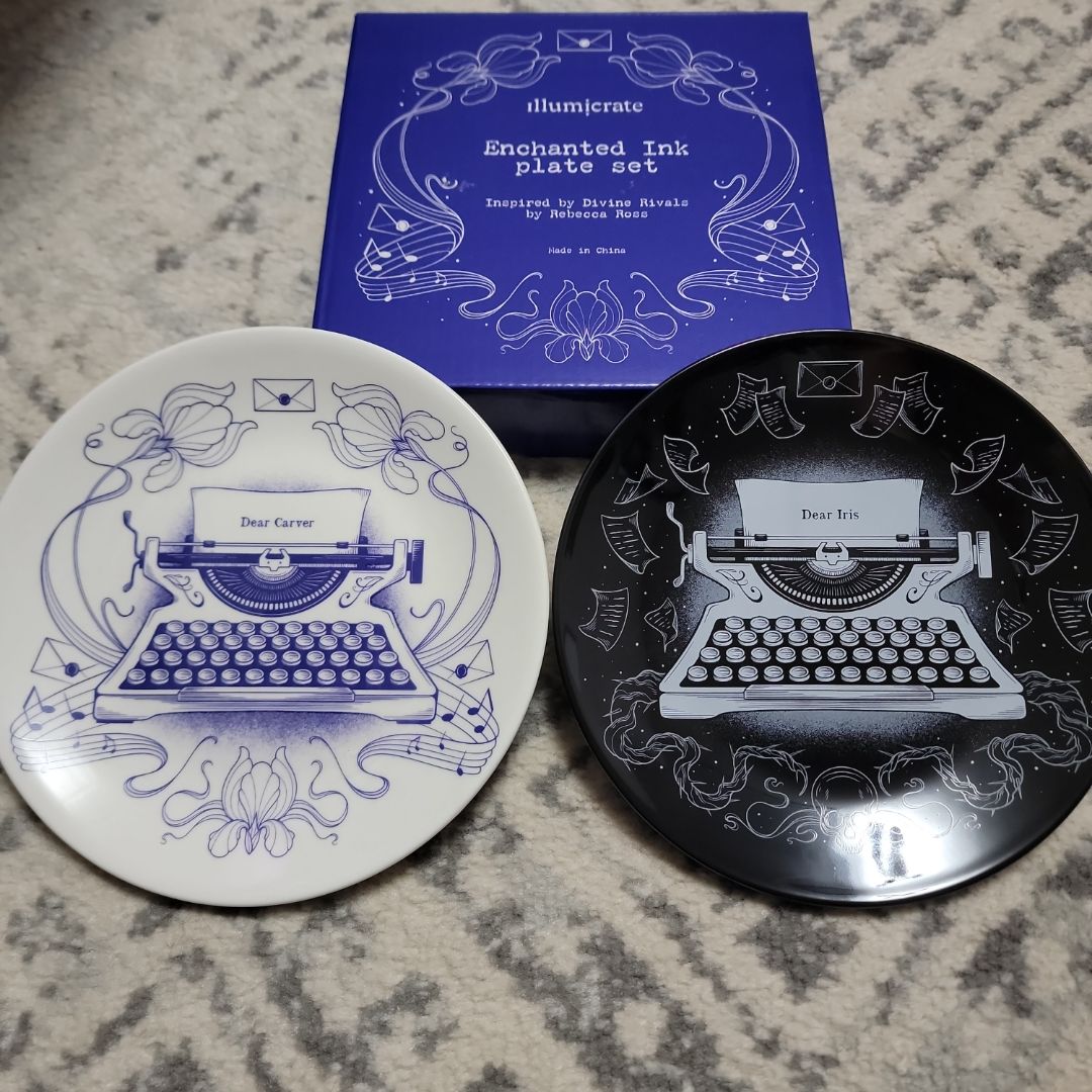 Illumicrate Enchanted Ink ( Divine Rivals ) Plate Set